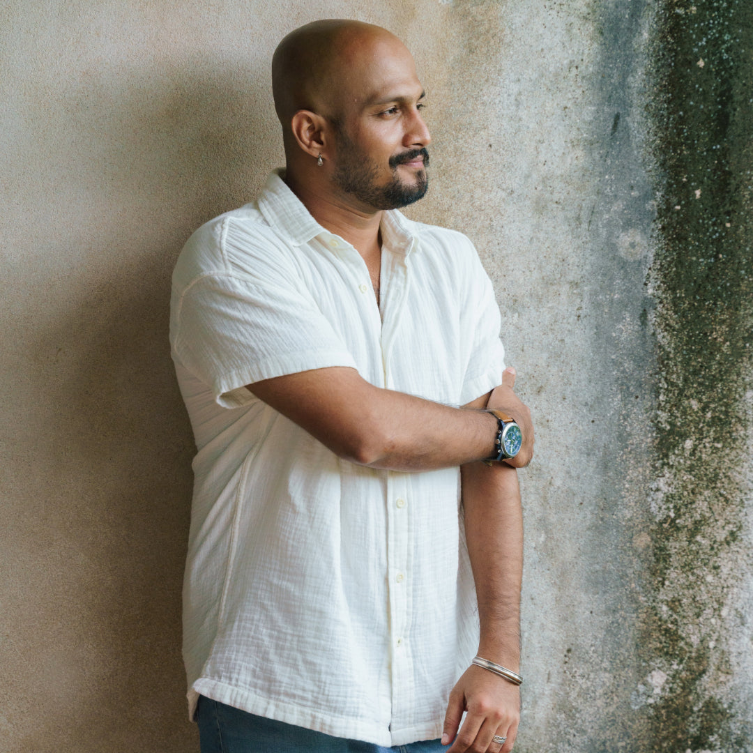 Islands Of Loom Ivory Cloud Organic Muslin Cotton Men&