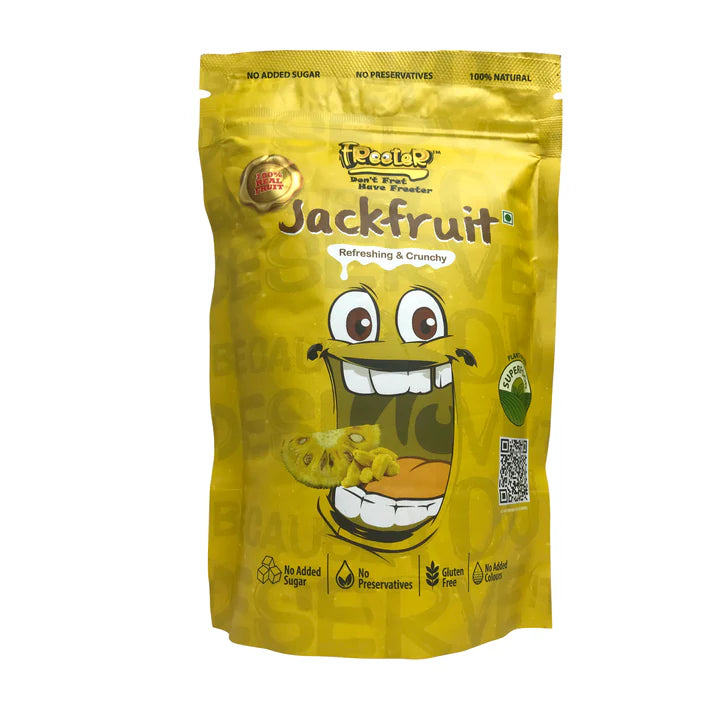 Freeter Jazzy Jackfruit | 100% Natural Freeze Dried | No Added Sugar | No Preservatives - 20 Grams