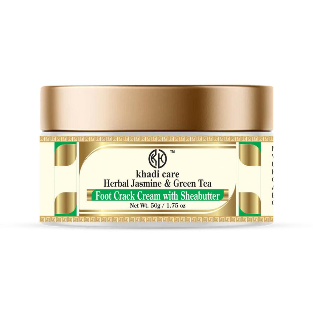 Khadi Care Herbal Jasmine & Green Tea Foot Crack Cream with Sheabutter - 50 Grams