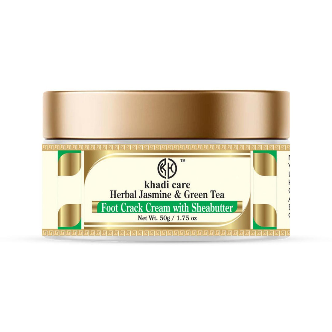 Khadi Care Herbal Jasmine & Green Tea Foot Crack Cream with Sheabutter - 50 Grams