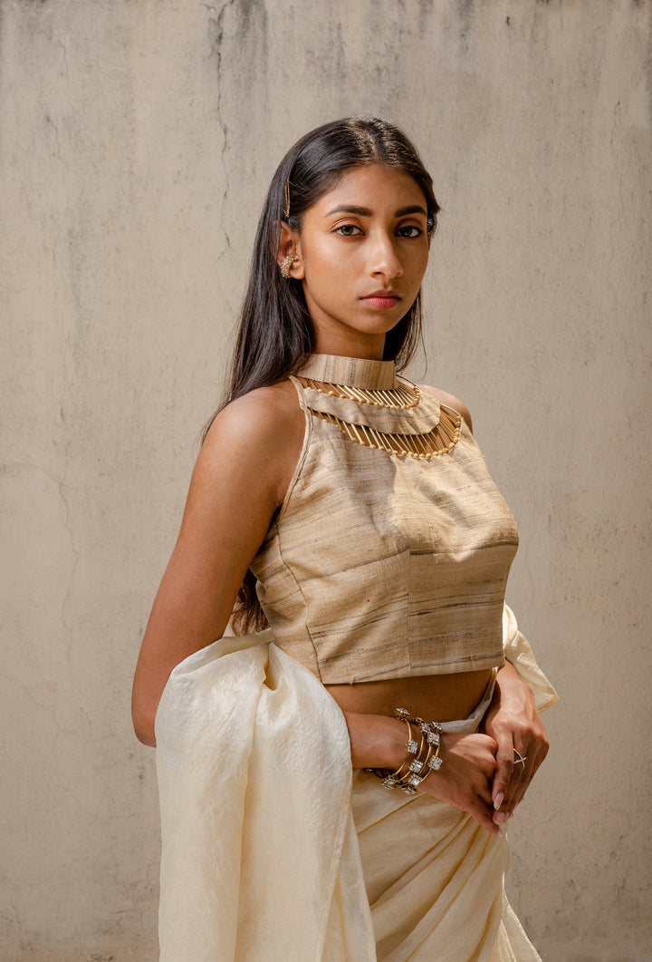 Jhultaru By Deesha Caramel Bliss Blouse