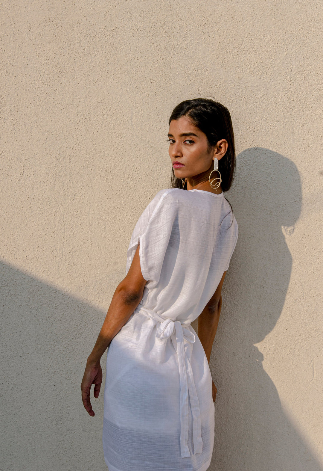 Jhultaru By Deesha White Mini Dress