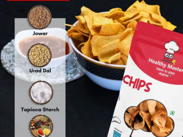 Healthy Master Light & Crispy Jowar Chips | Jain Friendly- 200 g