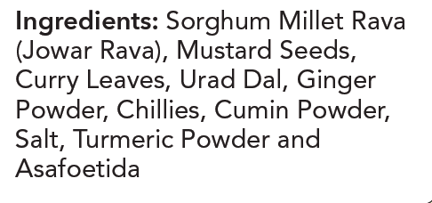 INDULGENCE Gluten Free Jowar Upma Mix 360 Gms(Pack of 2)