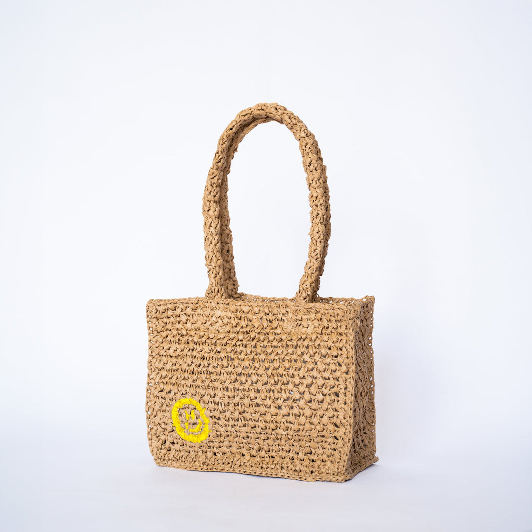 One Less Raffia Mini Tote Bag