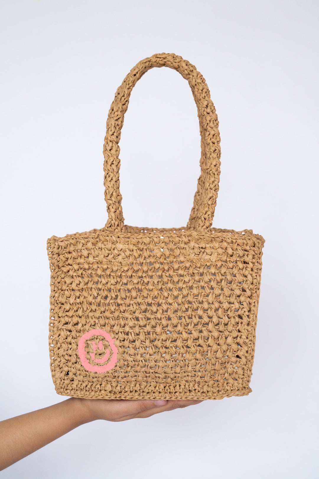 One Less Raffia Mini Tote Bag