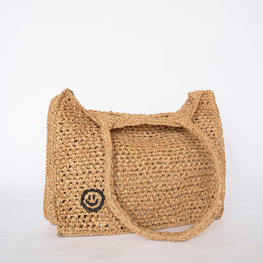 One Less Raffia Tote Bag