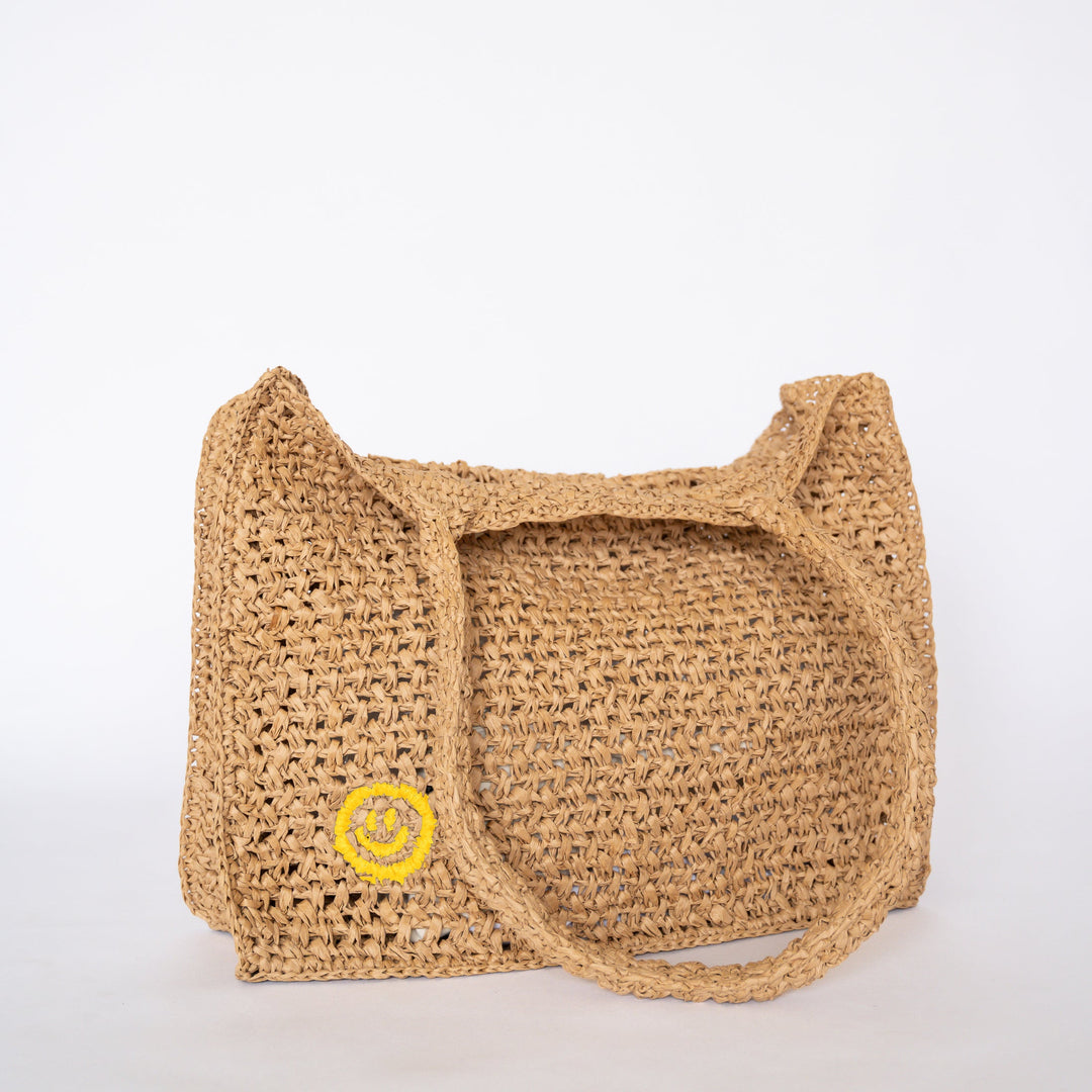 One Less Raffia Tote Bag