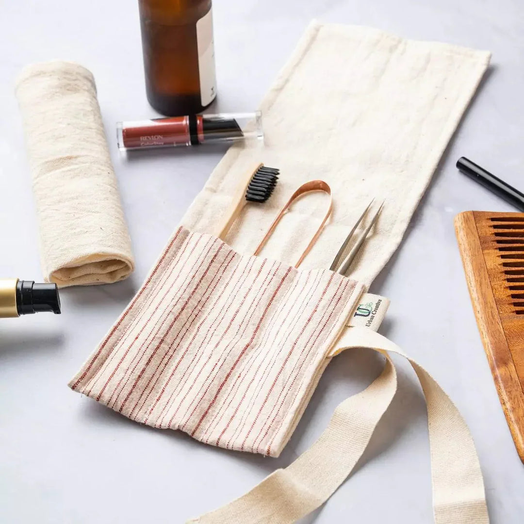 Urban Creative Kala Cotton Travel Cutlery Wrap / Organizer Roll Up in assorted patterns