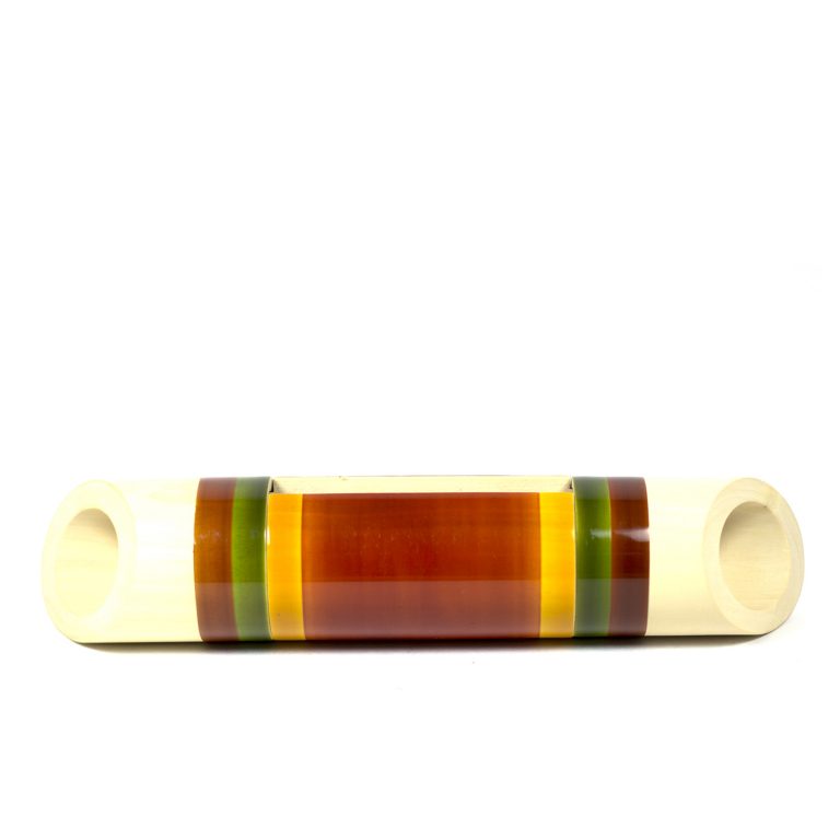 Geosmin Acoustic amplifier – wedge cut – color bands