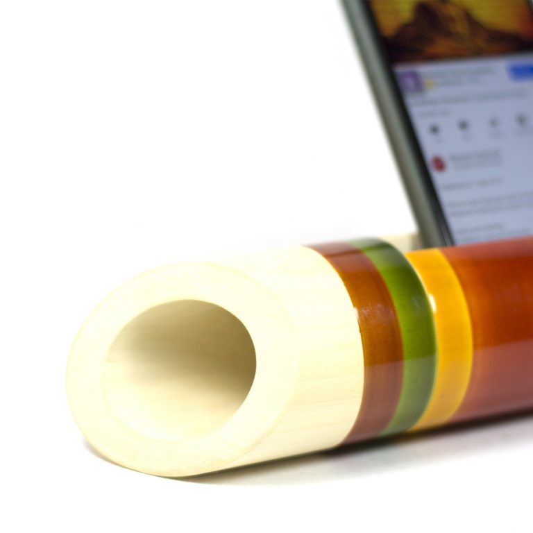 Geosmin Acoustic amplifier – wedge cut – color bands