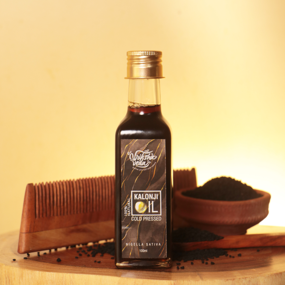 Kalonji Oil for Skin & Hair I Pure & Unrefined Kalonji ka Tel I 100 ml