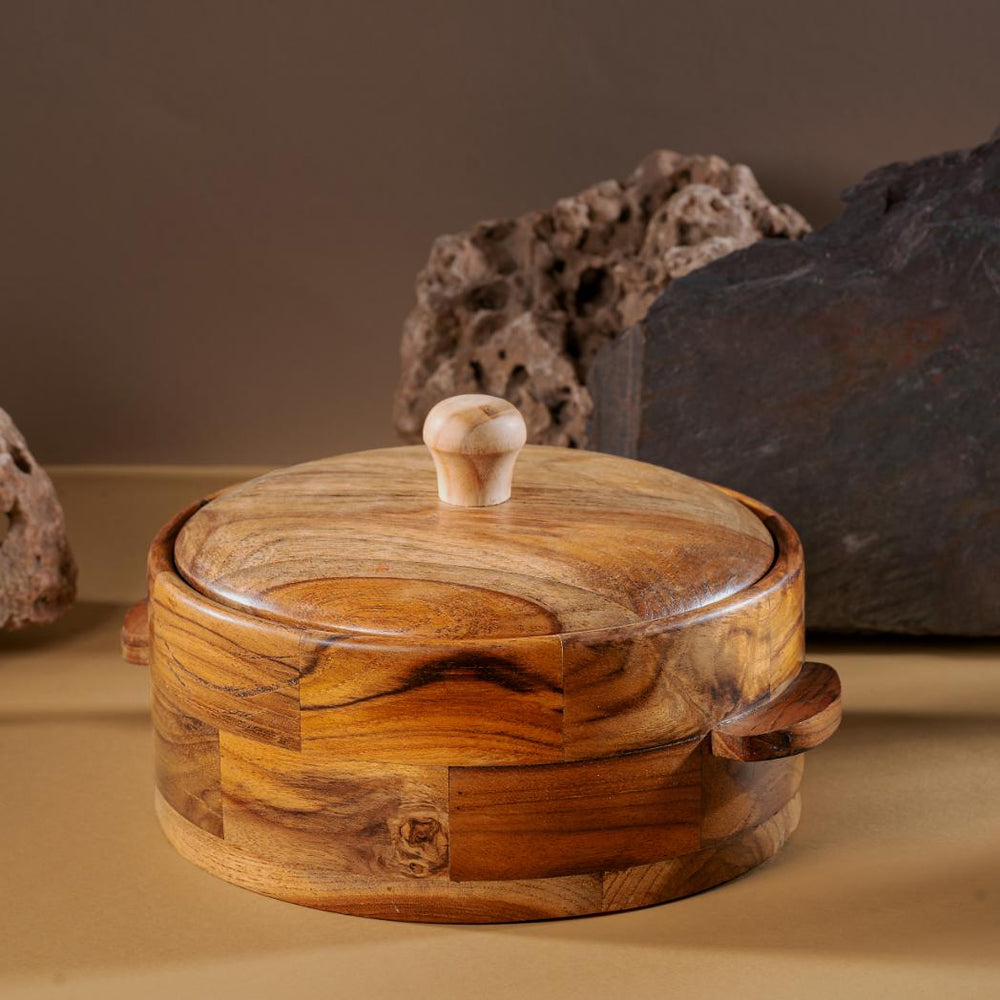 Araana Home Kapish Chapati Box with Insulated Stainless Steel Bowl Inside