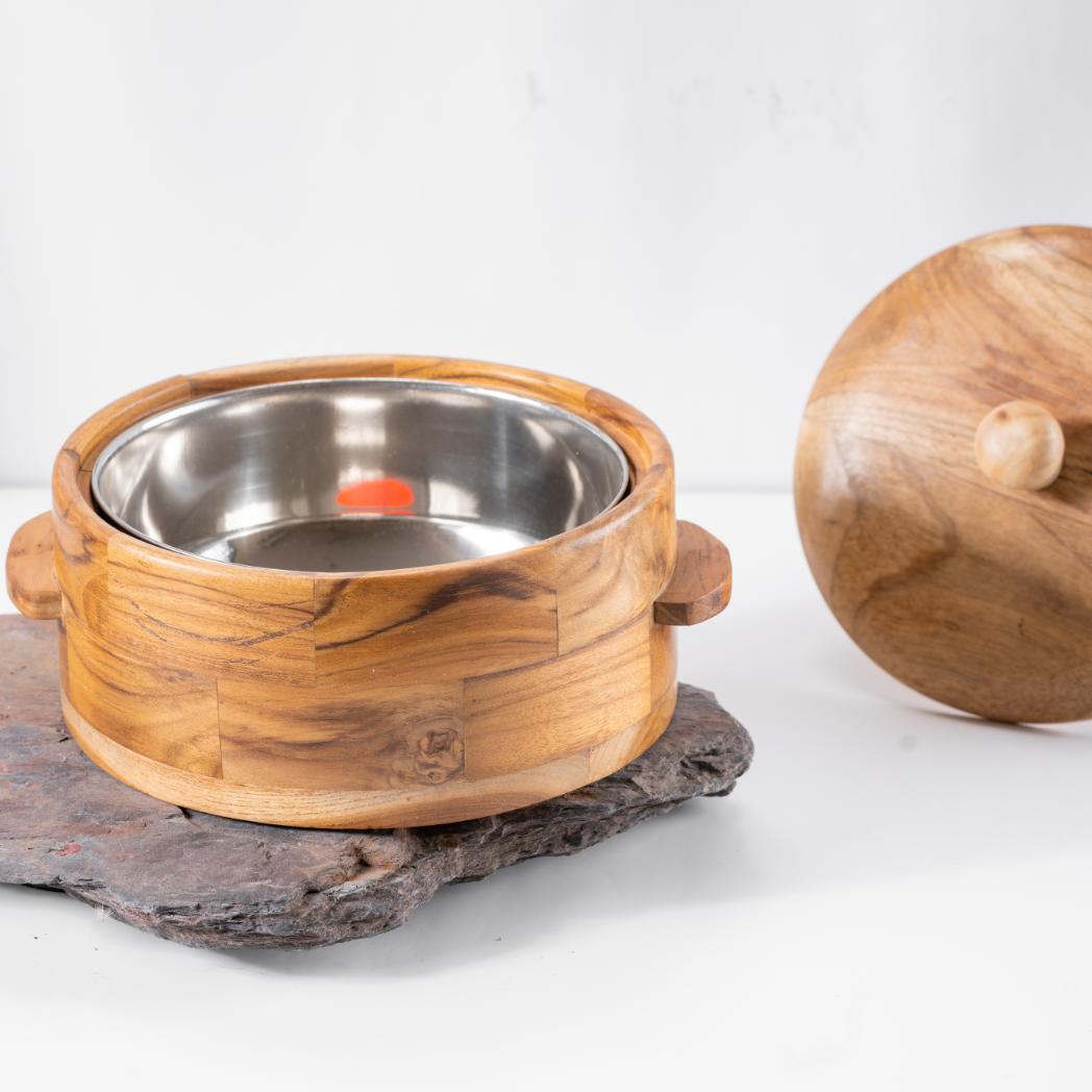 Araana Home Kapish Chapati Box with Insulated Stainless Steel Bowl Inside