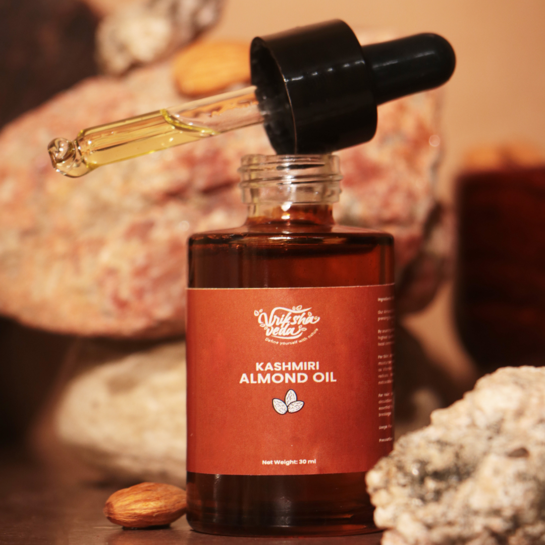 Kashmiri Almond Oil I 30ml & 100ml I Wood Pressed, Unrefined Kashmiri Badam ka Tel