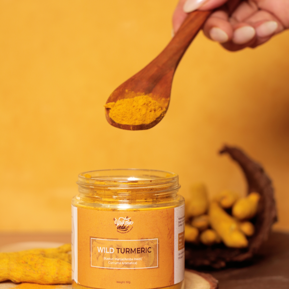Buy Wild Turmeric Powder 50g Kasturi Manjal, Curcuma Aromatica, Jangli Haldi