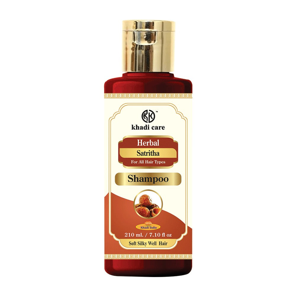 Khadi Care Herbal Satritha Shampoo -  Pack of 2 - Each 210 ml