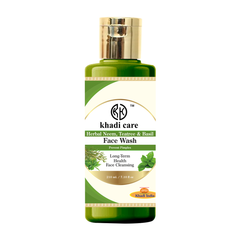 Khadi Care Herbal Neem, Teatree & Basil Face Wash - 210ml