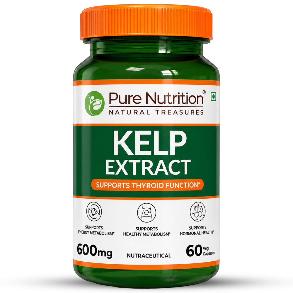 Kelp Extract 600mg | 60 Veg Capsules | Laminaria spp. Whole Plant Extract