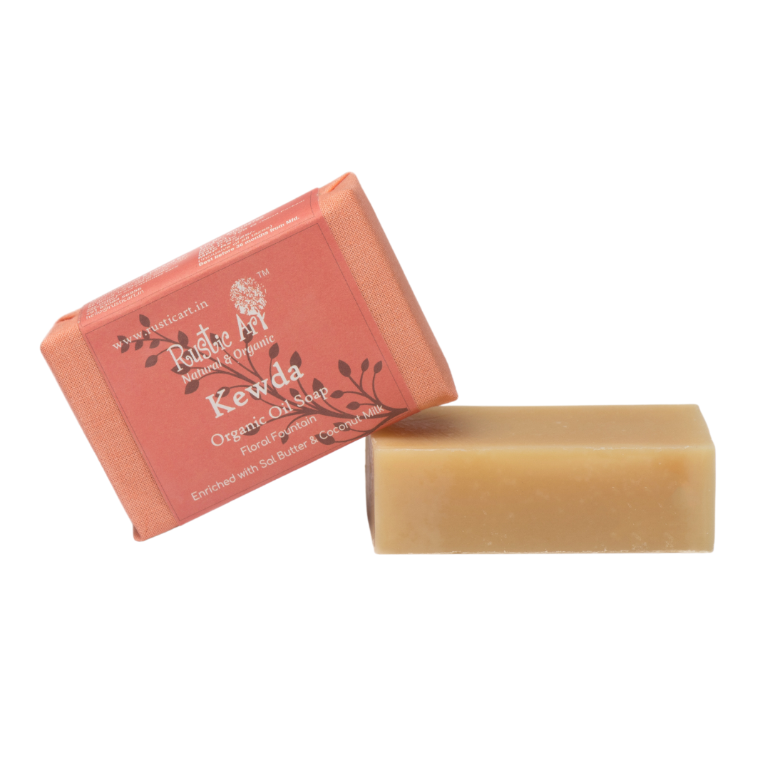 Rustic Art Kewda Soap 100gm pack of 2