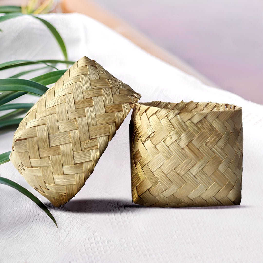 KHEONI Kheoni Handwoven Water Hycanith Storage Box - Suspire