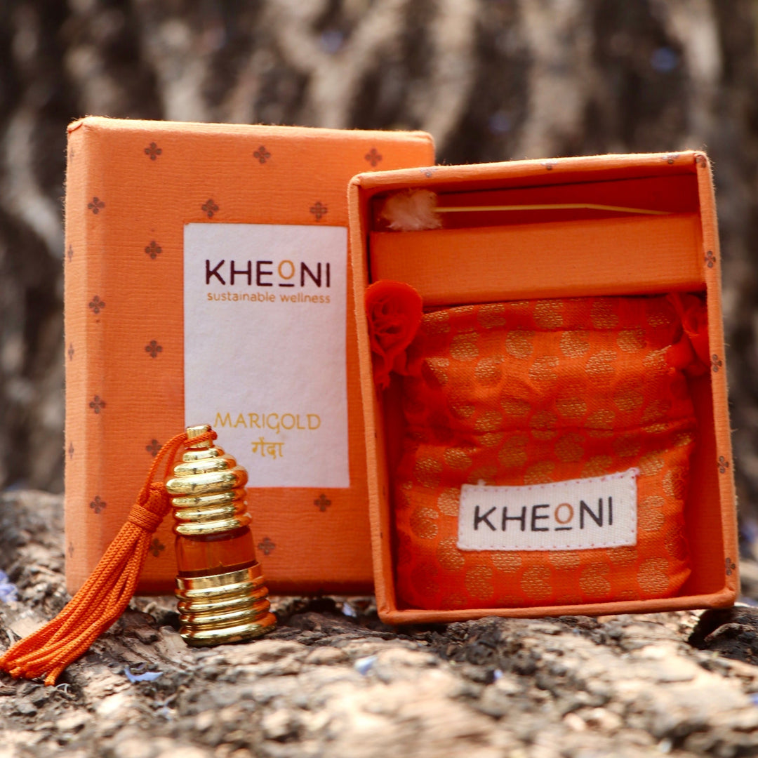KHEONI Marigold Natural Attar - Suspire