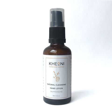 KHEONI Natural Cleansing Hand Lotion, Calming Blend, 50ml