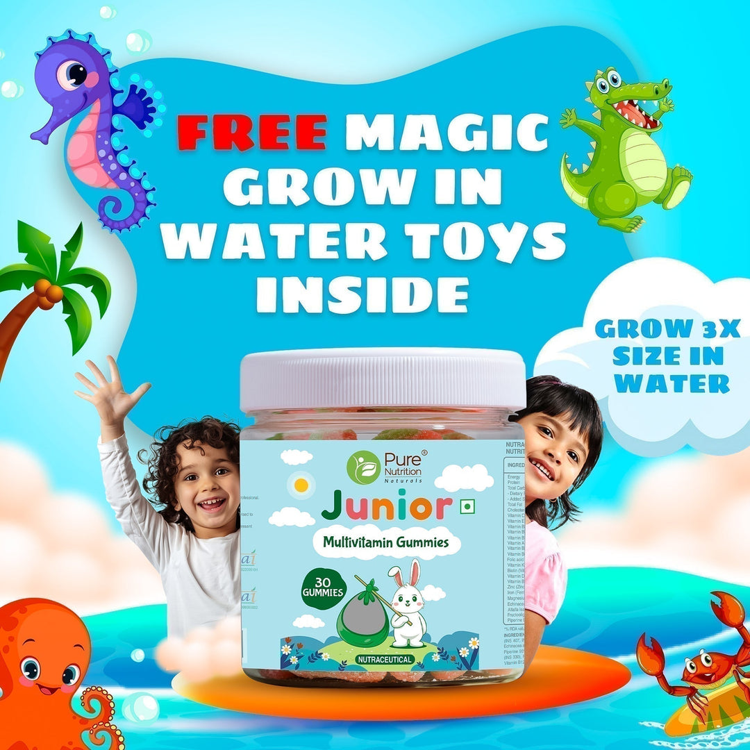 Multivitamin Kids Gummies - 30 Vegetarian Gummies | Supports Healthy Growth and Development