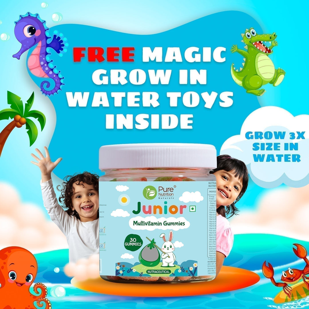 Multivitamin Kids Gummies - 30 Vegetarian Gummies | Supports Healthy Growth and Development