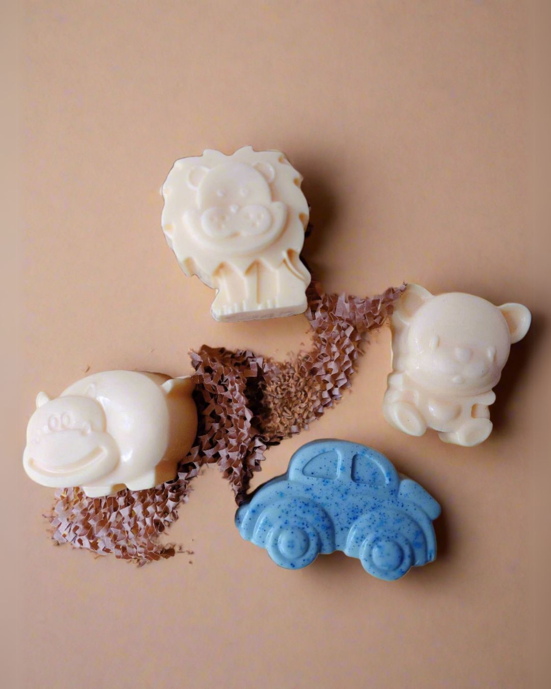 Sobek Naturals Animal Kingdom- Kids Animal Shaped Shea Butter Soap Set