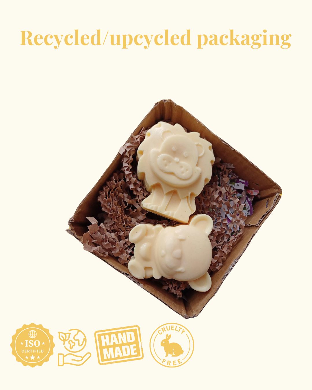 Sobek Naturals Animal Kingdom- Kids Animal Shaped Shea Butter Soap Set