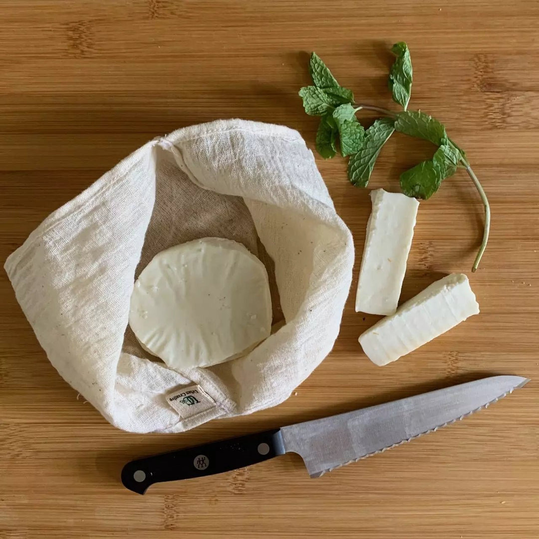Kitchen Utility Bento Bag Set of 3 in Organic ‘Kala’ Cotton (Assorted Sizes ) - Suspire