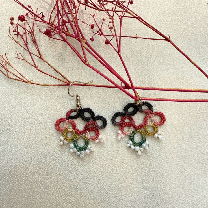 Knots to Node Autumn Medley Earrings - Suspire