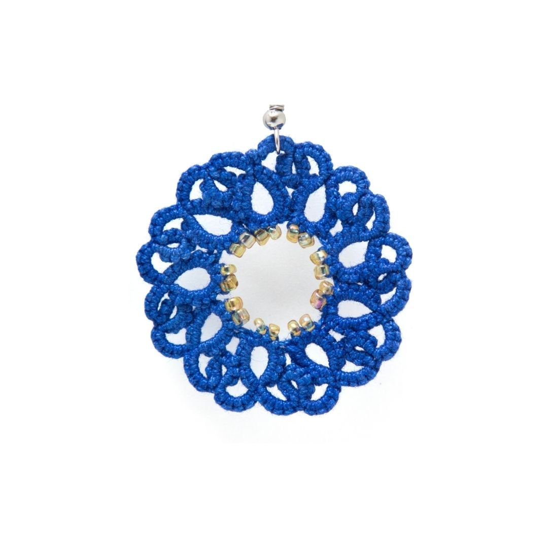 Knots to Node Blue Mirage Earrings - Suspire