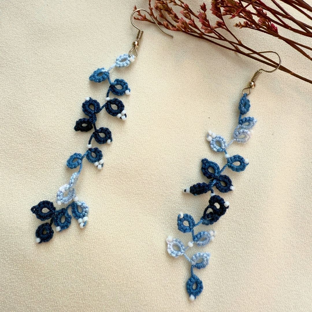 Knots to Node Bluebell Trail Earrings - Suspire