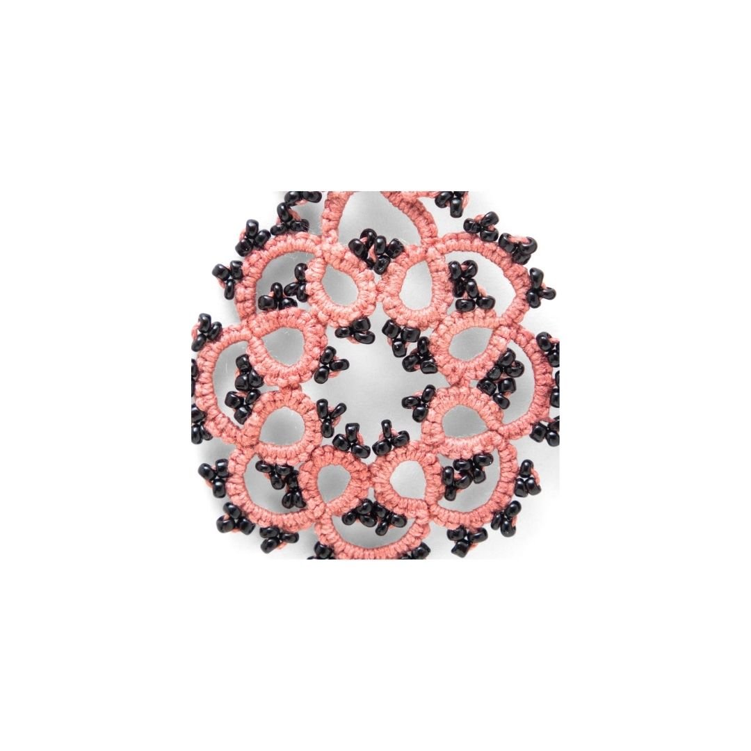 Knots to Node Blush Noir Earrings - Suspire