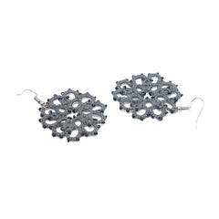 Knots to Node Grey Mist Earrings