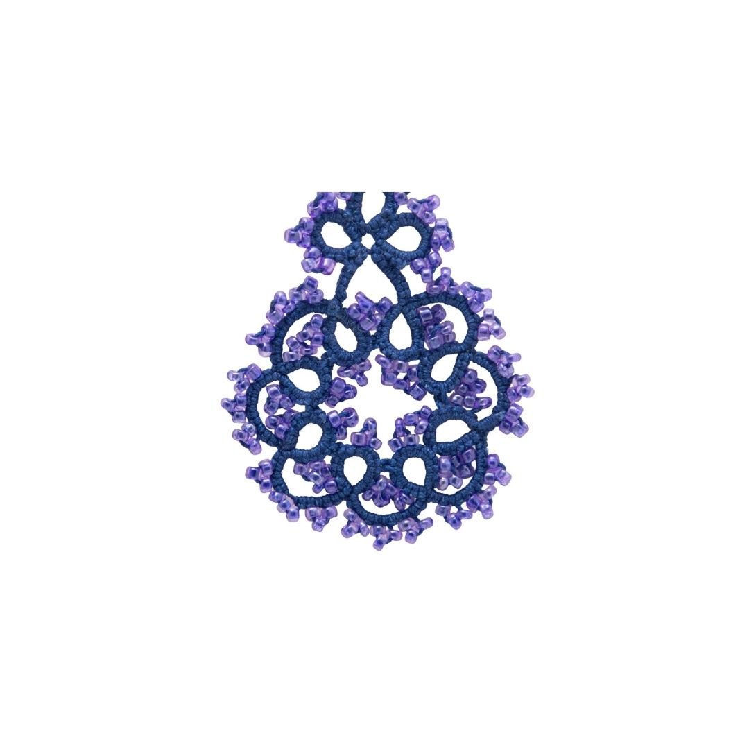 Knots to Node Indigo Whirl Earrings - Suspire