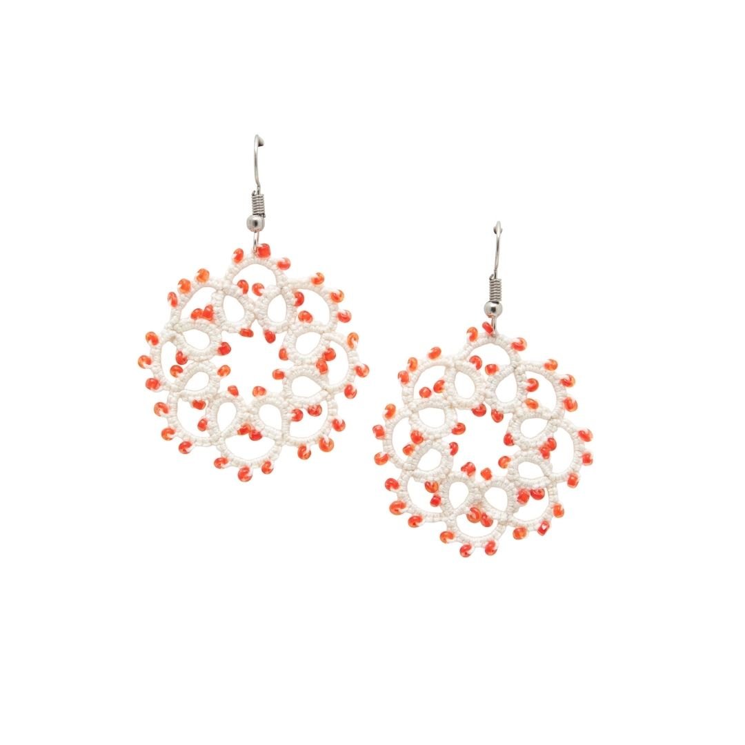 Knots to Node Sunrise Lace Earrings - Suspire