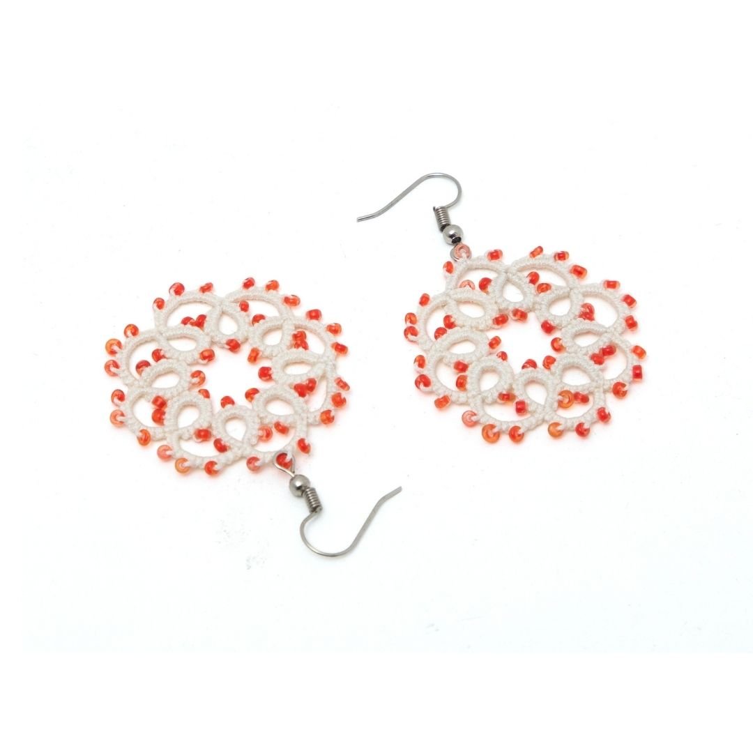 Knots to Node Sunrise Lace Earrings - Suspire