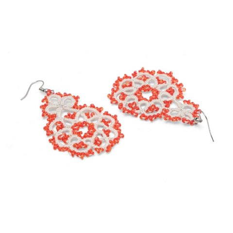 Knots to Node Tangerine Twist Earrings