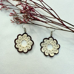 Knots to Node Vanilla Cocoa Earrings