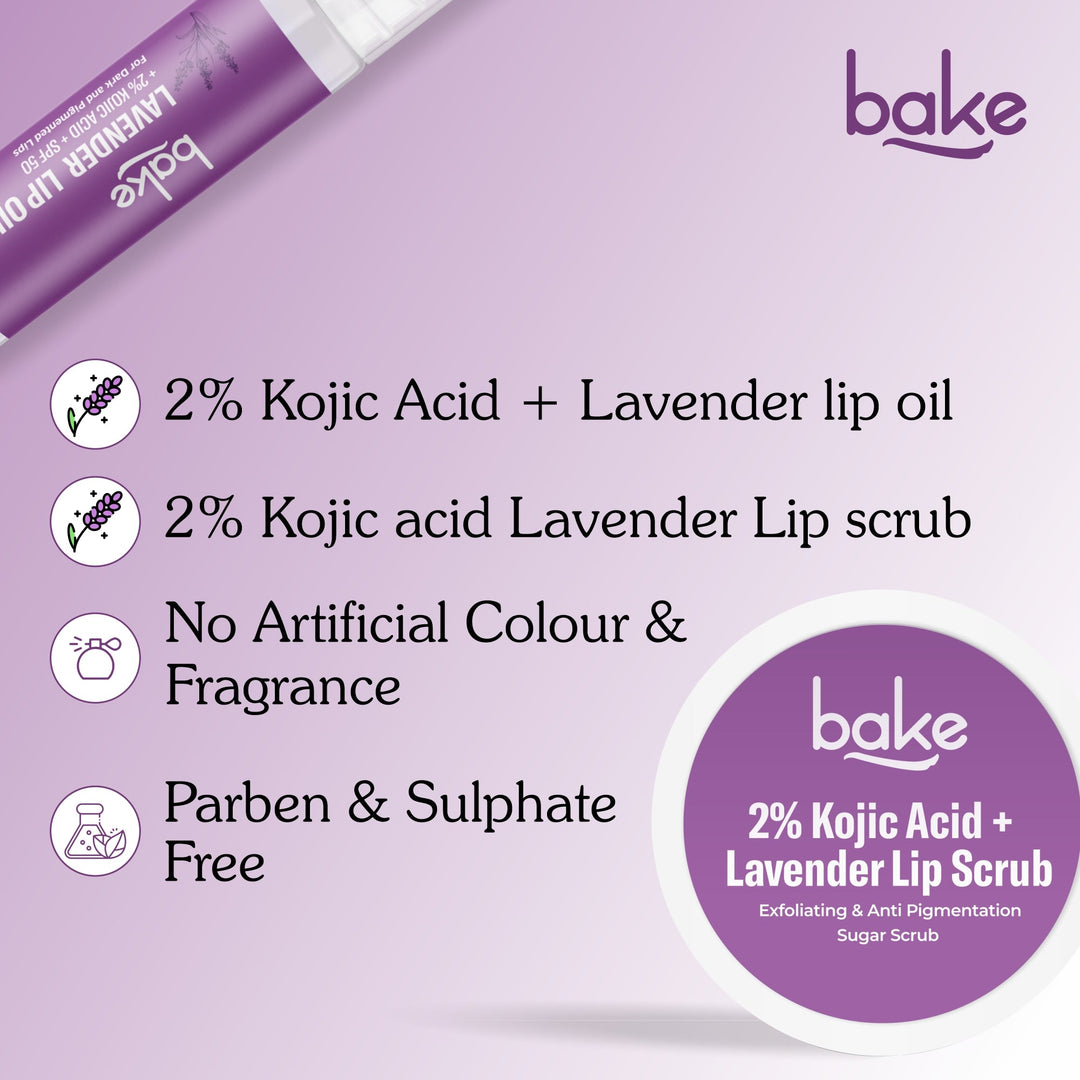 Kojic Acid Lavender Lip Kit - Suspire