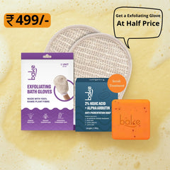 Kojic Soap + Exfoliating Body Glove Combo