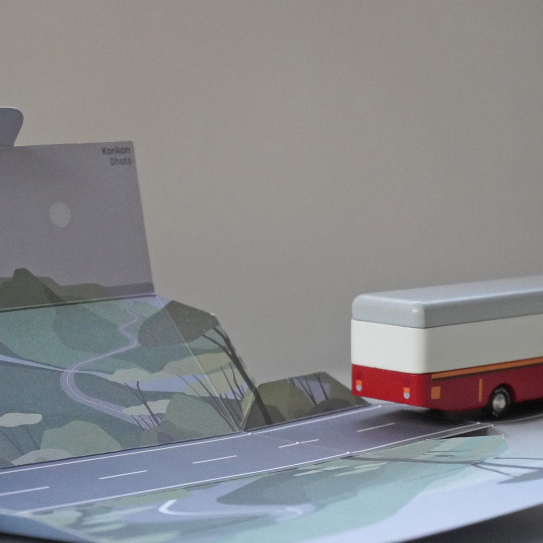 Konkan Ghats - Wooden Toy Vehicle //Bus