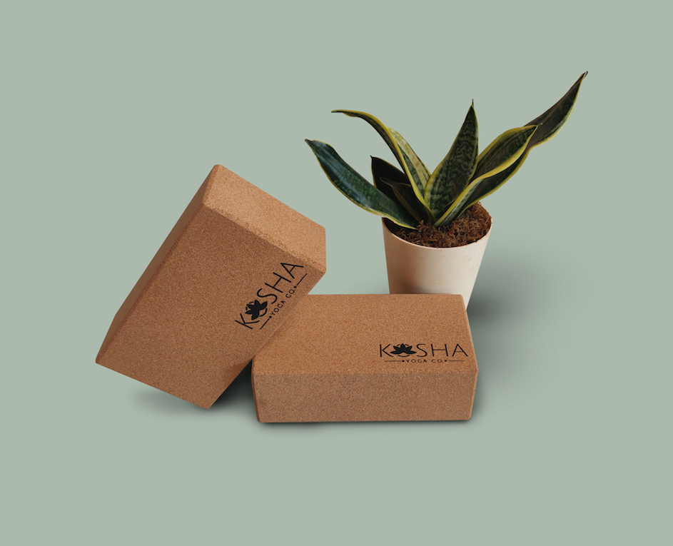 Kosha Yoga Classic Cork Yoga Block/Brick
