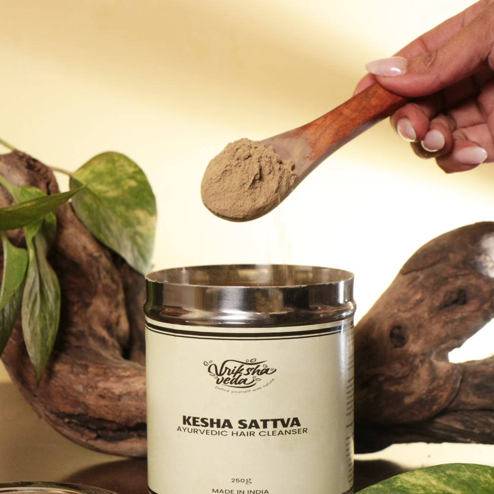 Kesha Sattva Ayurvedic Hair Cleanser I Hair Wash PowderI 250 gms