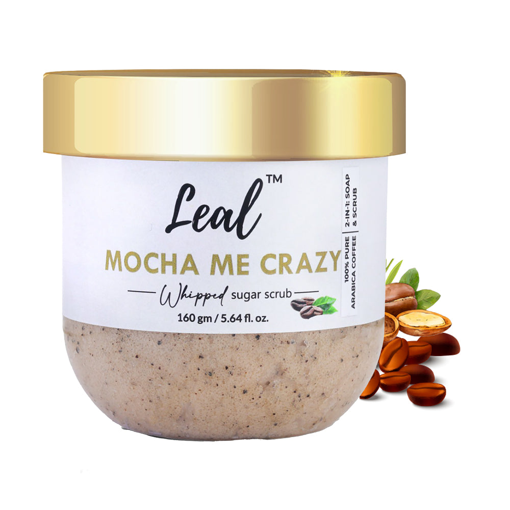 Leal Cosmetics Mocha Me Crazy Coffee Whipped Sugar Scrub - 160 g