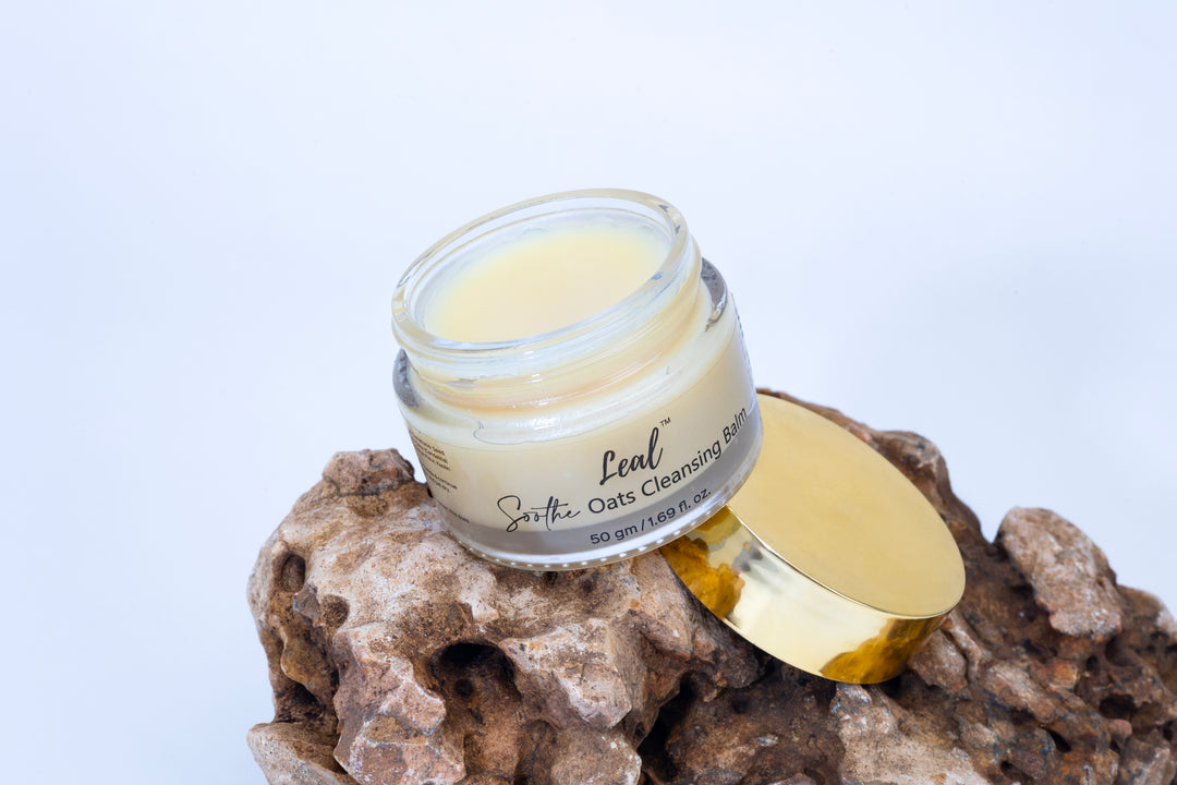 Leal Cosmetics Soothe Oats Cleansing Balm | Face Cleanser + Waterproof Make up Remover
