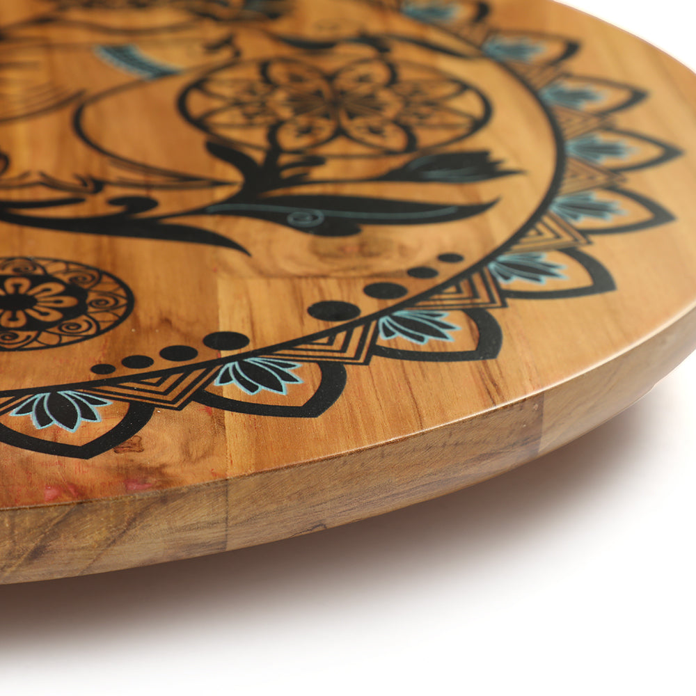 BambaiSe Bird On A Mandala Lazy Susan